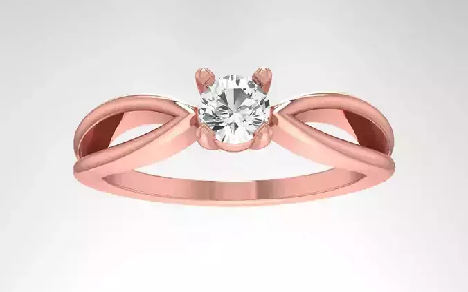 Solitaire Wedding Engagement Women Ring