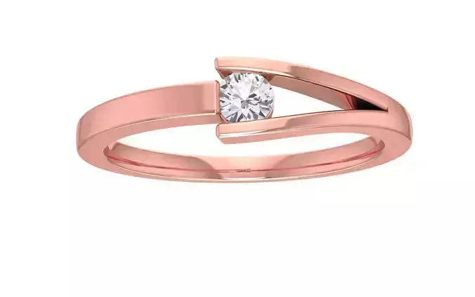 Solitaire Wedding Engagement Women Band Ring