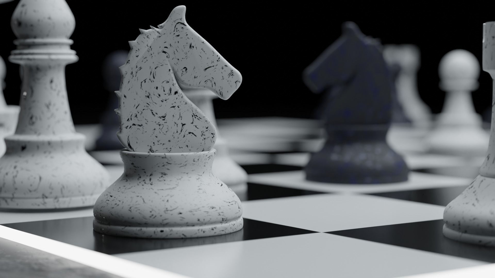 Chess Bord 3D model  3D model_2