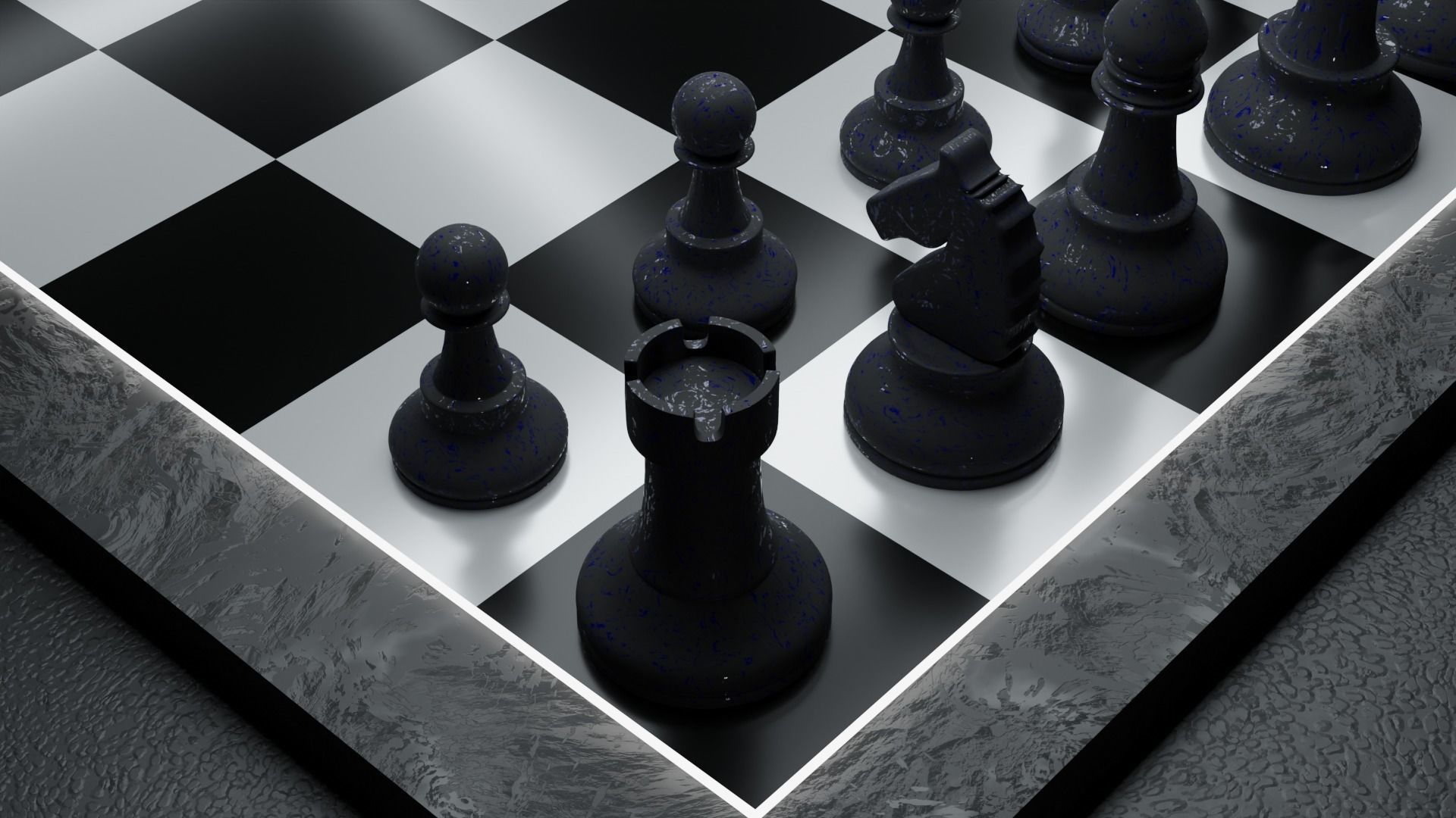 Chess Bord 3D model  3D model_1