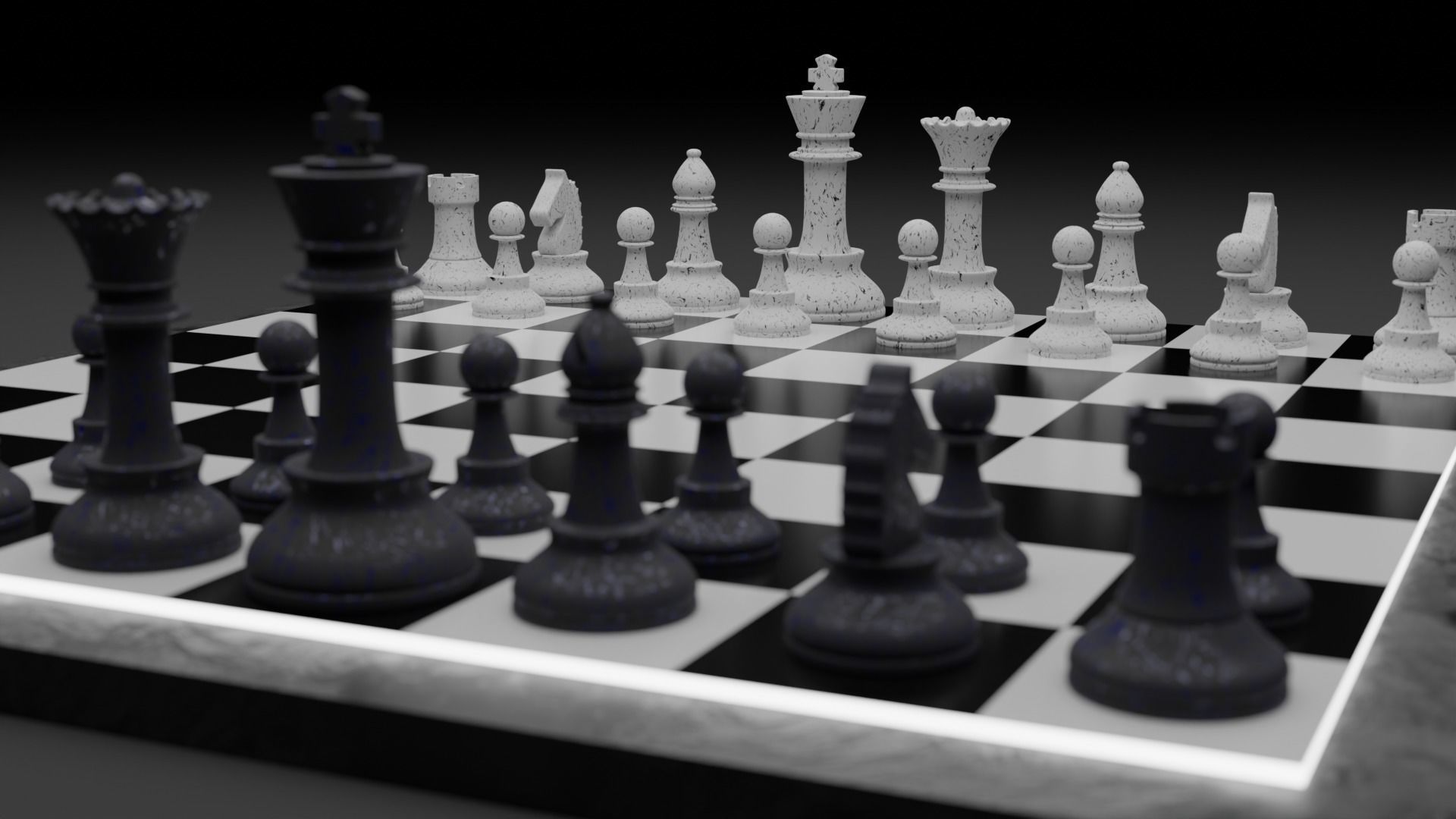 Chess Bord 3D model  3D model_4