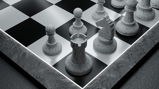Chess Bord 3D model  3D model