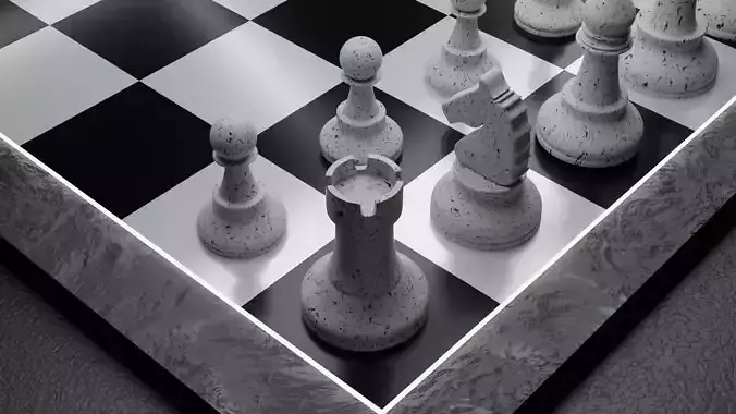 Chess Bord 3D model 
