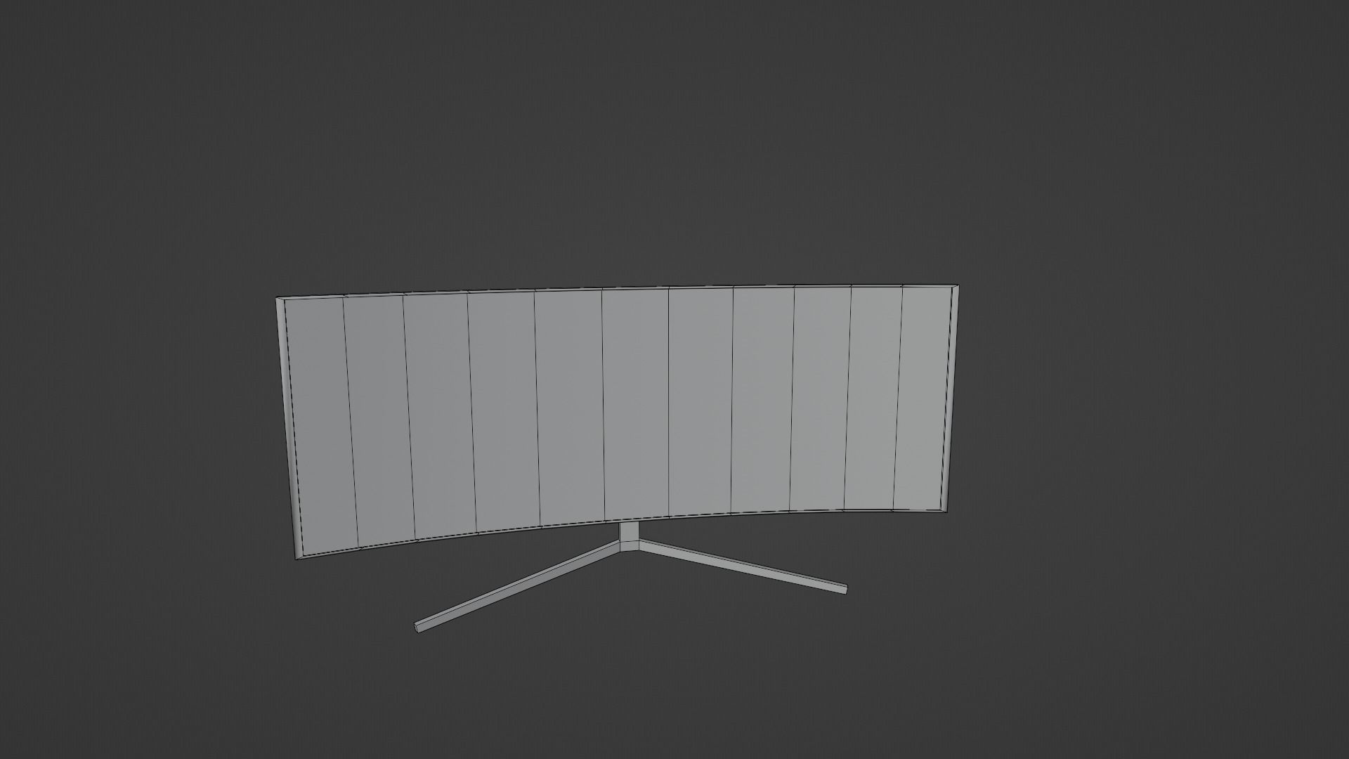 Hacking Computer - Curved Screen Free low-poly 3D model_7