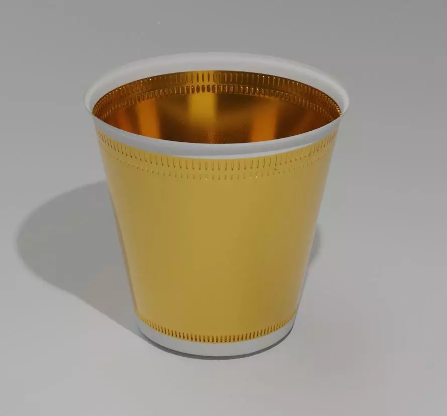 golden cup Free 3D model_0