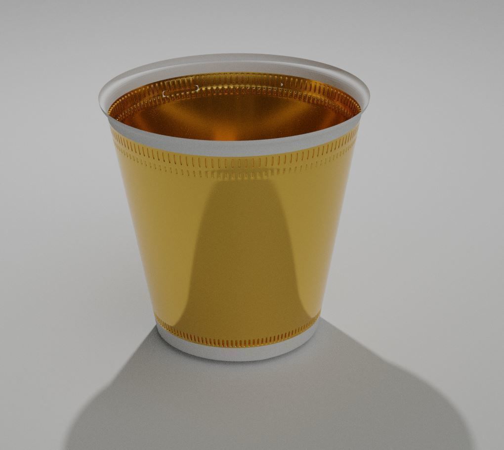 golden cup Free 3D model_1