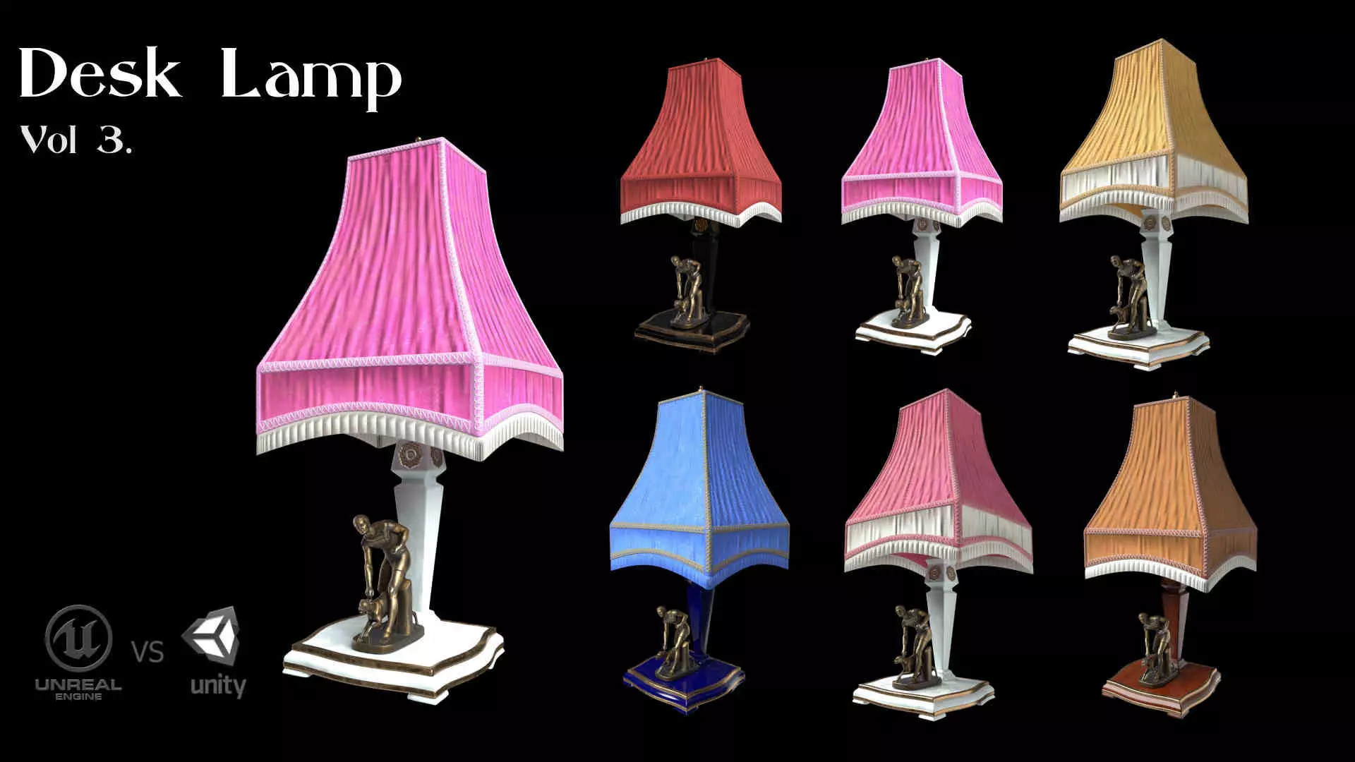 Desk lamp Vol-3 3D model_0