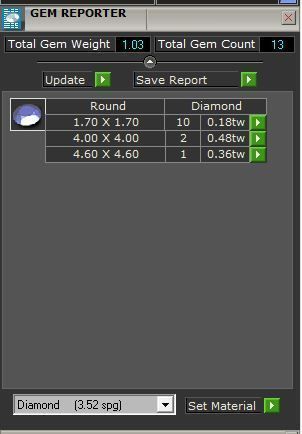 3-Stone Diamond Engraved Ring 1737 3D print model 3D print model_8