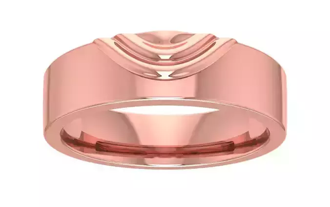 Solitaire Wedding Engagement Men Band Ring