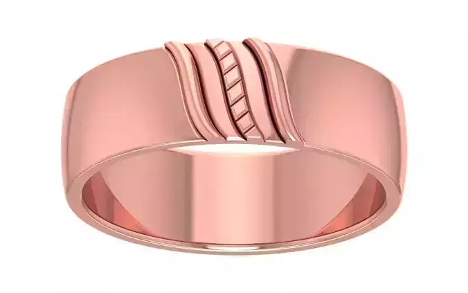 Solitaire Wedding Engagement Men Band Ring