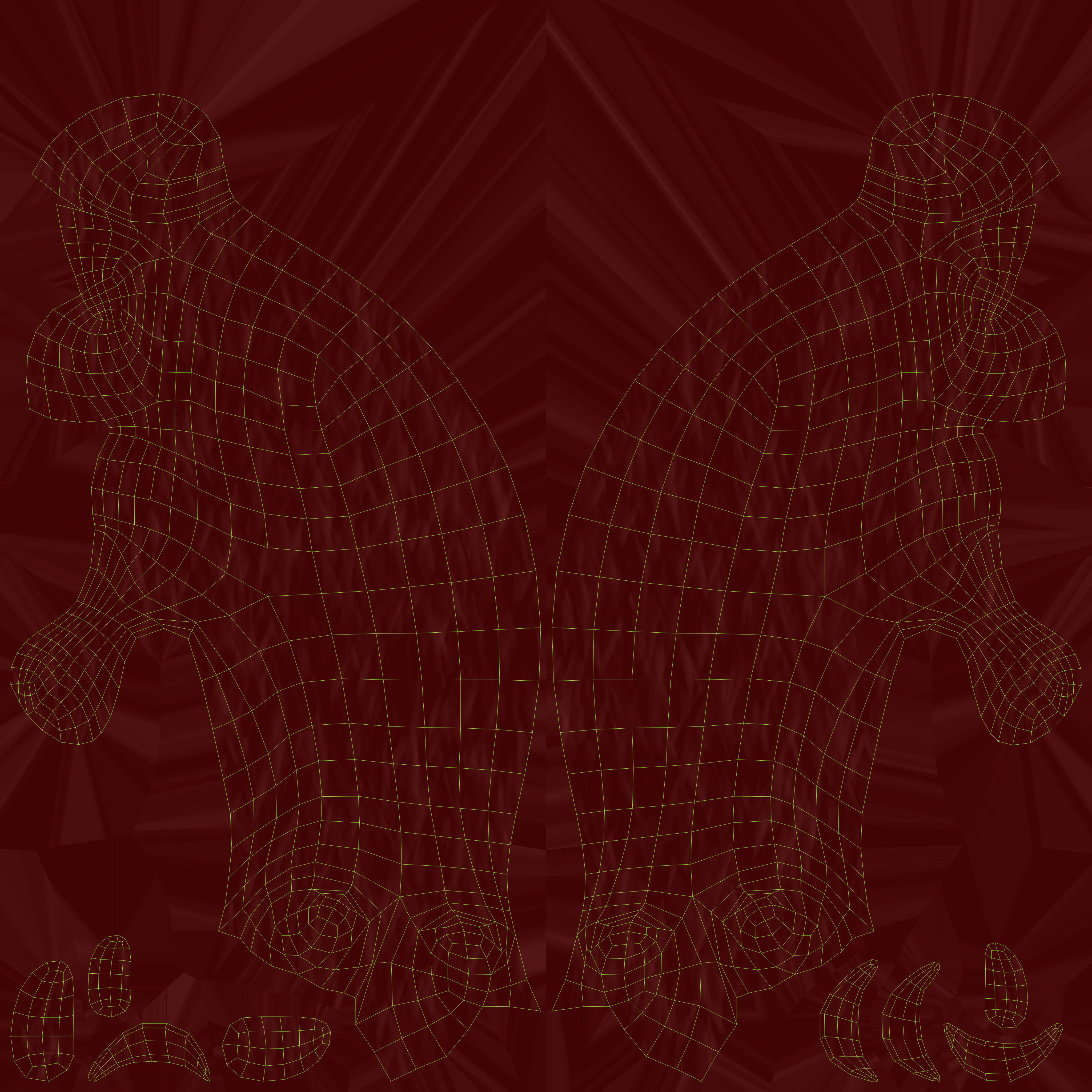 Mario Luigi And Yoshi From Game Low-poly 3D model_77