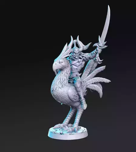 Warrior of Light Chocobo Final Fantasy 32mm