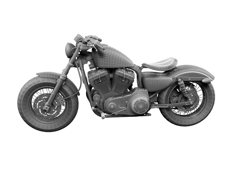 Harley-Davidson XL1200 Sportster Forty-Eight 2014 3D model_10