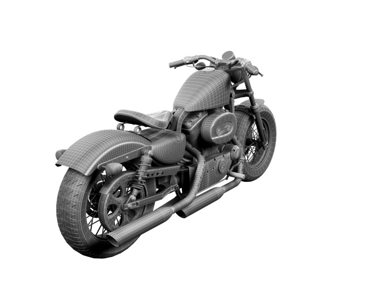 Harley-Davidson XL1200 Sportster Forty-Eight 2014 3D model_14