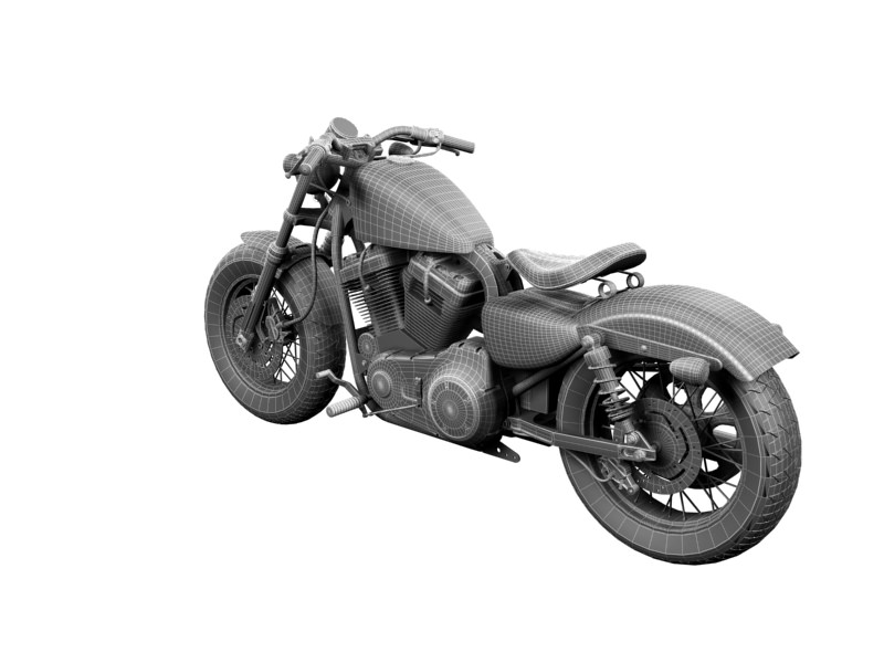 Harley-Davidson XL1200 Sportster Forty-Eight 2014 3D model_11