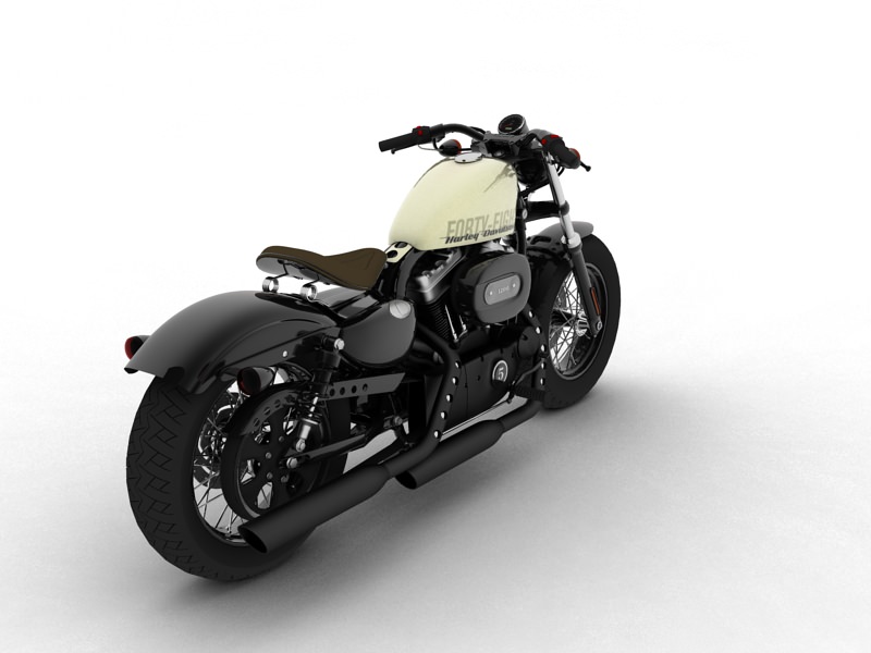Harley-Davidson XL1200 Sportster Forty-Eight 2014 3D model_22