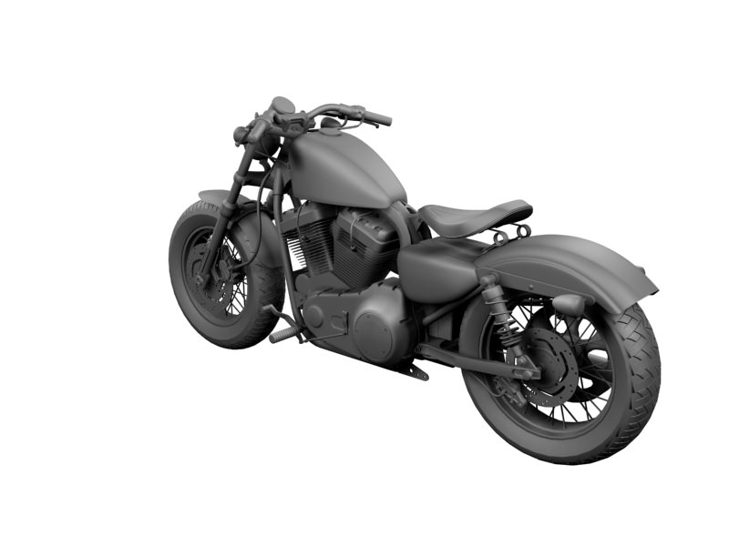 Harley-Davidson XL1200 Sportster Forty-Eight 2014 3D model_19