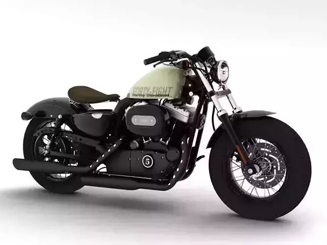 Harley-Davidson XL1200 Sportster Forty-Eight 2014 3D model