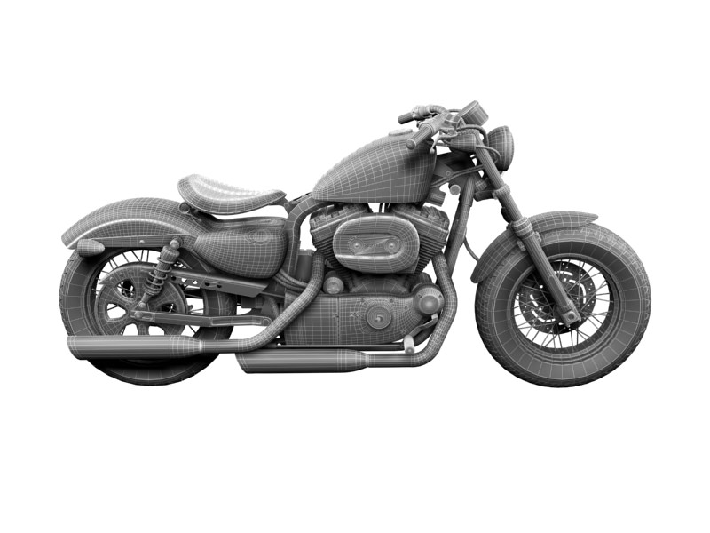 Harley-Davidson XL1200 Sportster Forty-Eight 2014 3D model_20