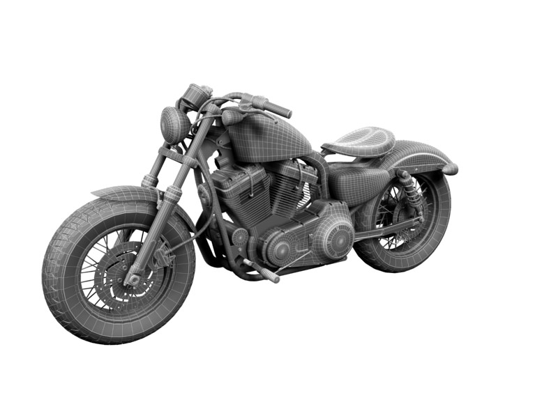 Harley-Davidson XL1200 Sportster Forty-Eight 2014 3D model_8