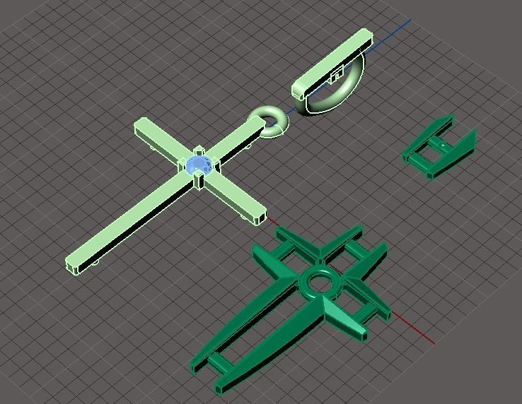 012 Cross Crosshair 3D print model_4