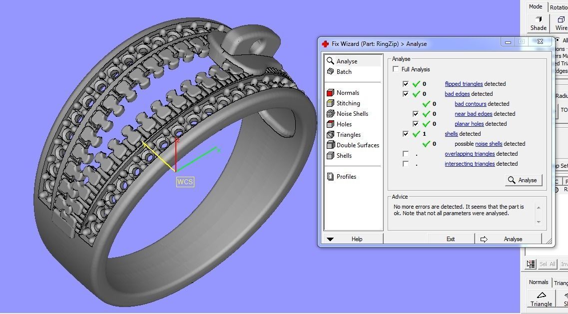 001 Ring Zipper 3D print model_6