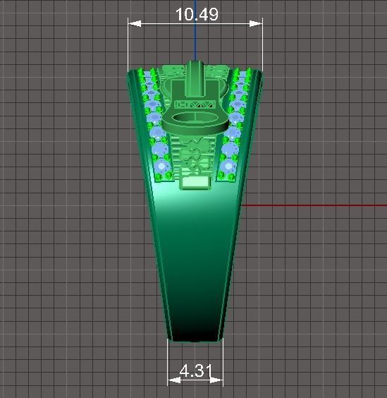 001 Ring Zipper 3D print model_2