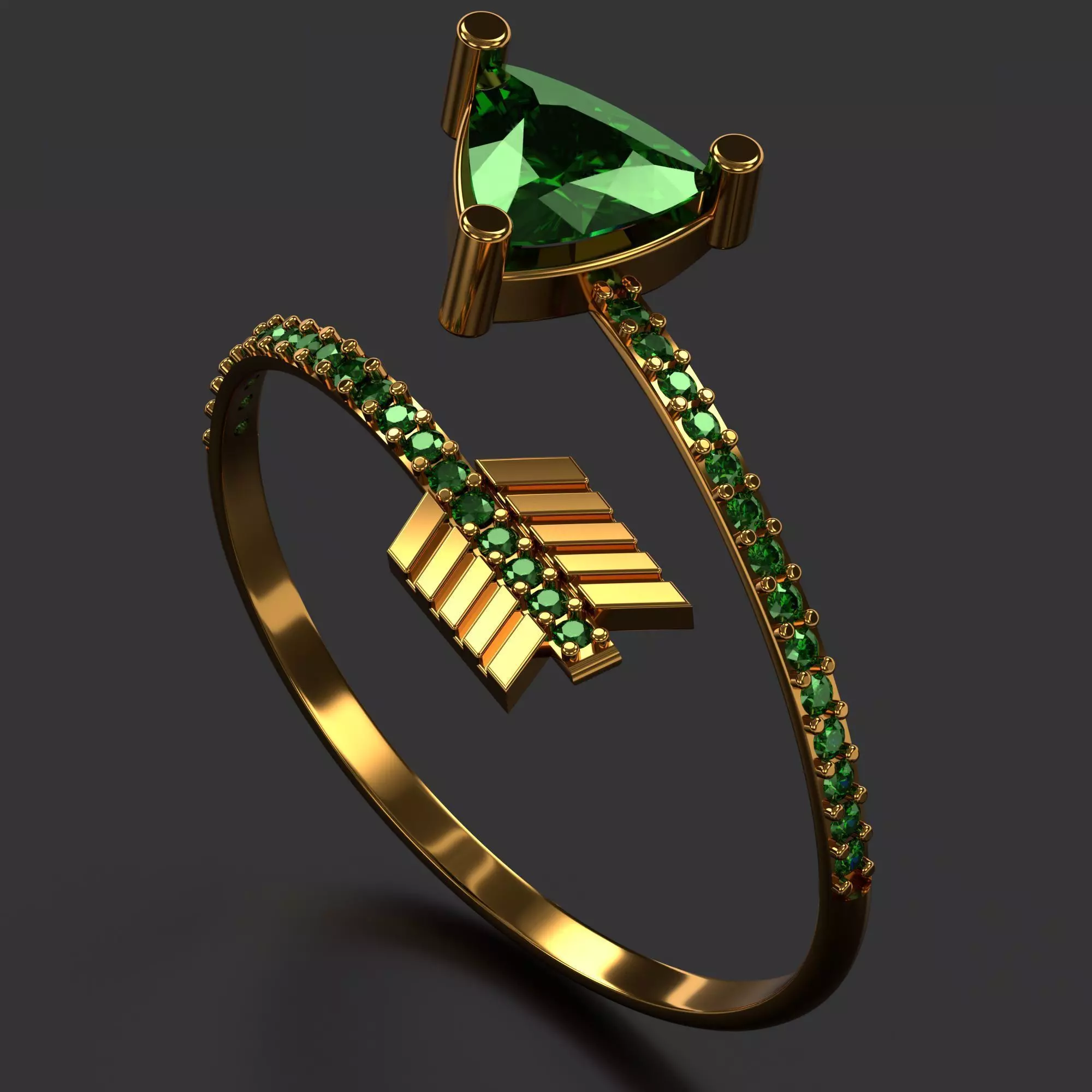 006 Ring Arrow Free 3D print model