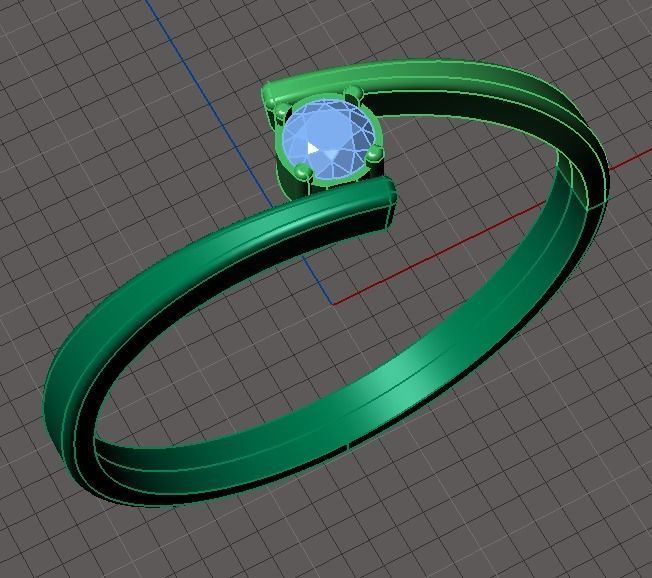007 Ring Simple 3D print model_1
