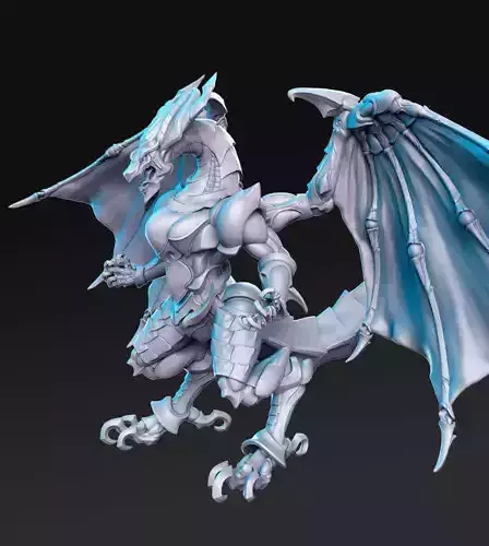 Bahamut Final Fantasy 32mm Pre-supported
