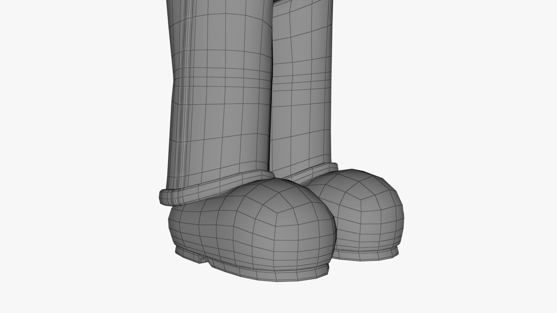 Yoshi And Luigi From Super Mario Low-poly 3D model_32