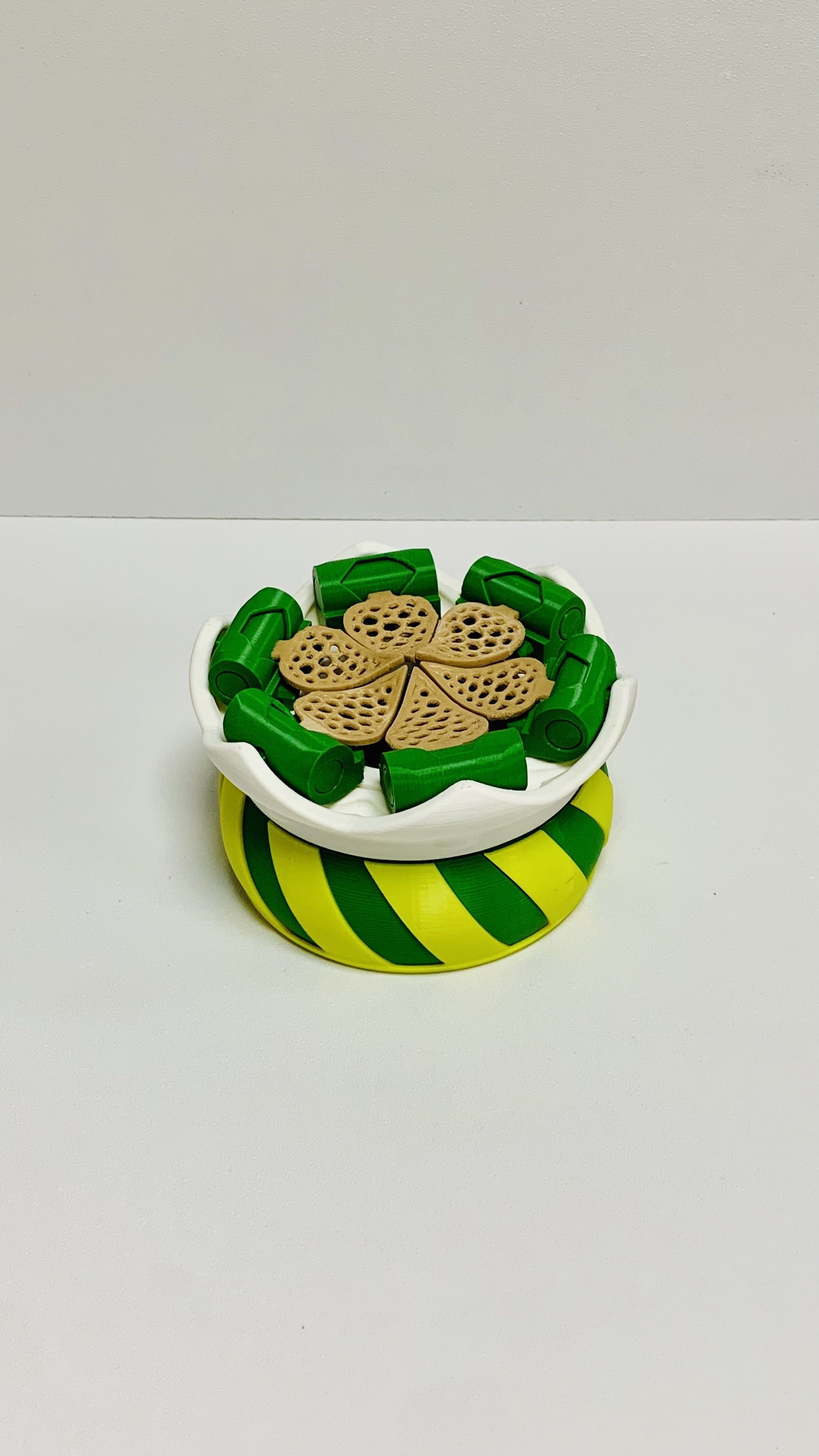 MECHANICAL FLOWER BOX 3D print model_2