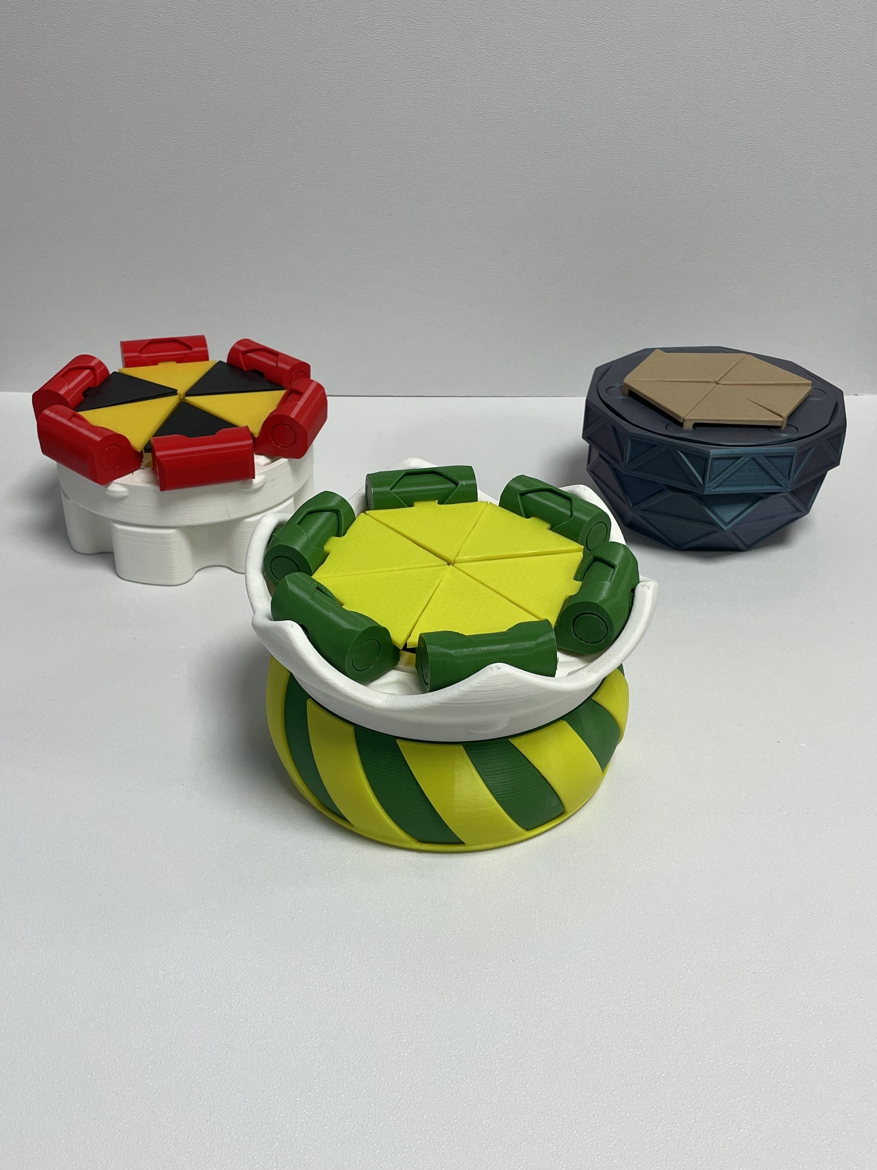 MECHANICAL FLOWER BOX 3D print model_4