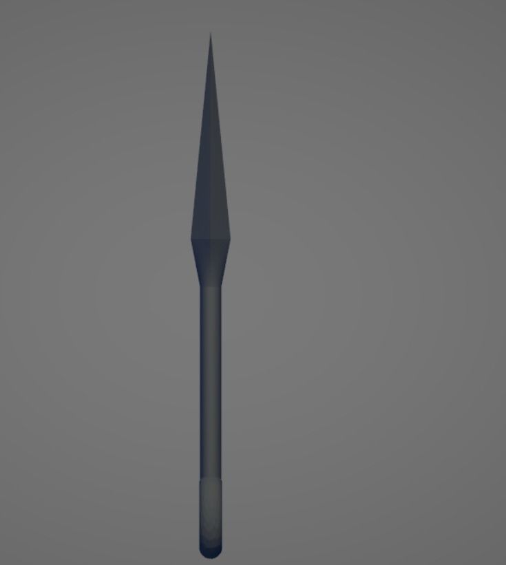 3D Design Classic Kunai From Naruto  3D print model_2