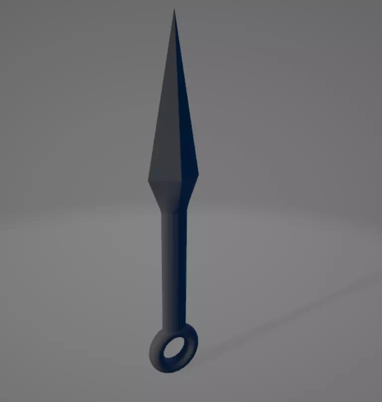 3D Design Classic Kunai From Naruto  3D print model_0