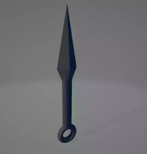 3D Design Classic Kunai From Naruto 