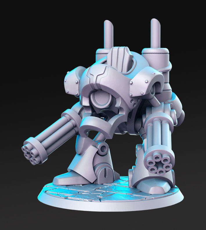 Terra on Magitek Final Fantasy 32mm Pre-supported 3D print model_4