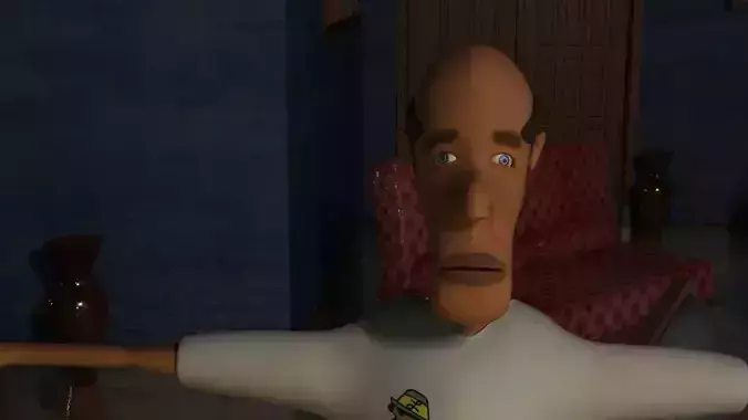 Mrbeady Uncle Low-poly 3D model
