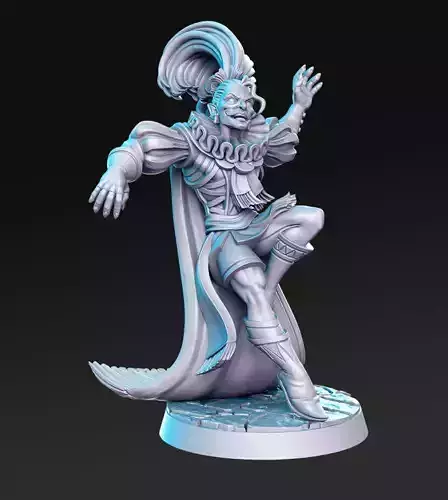 Kefka Palazzo Final Fantasy 32mm Pre-supported