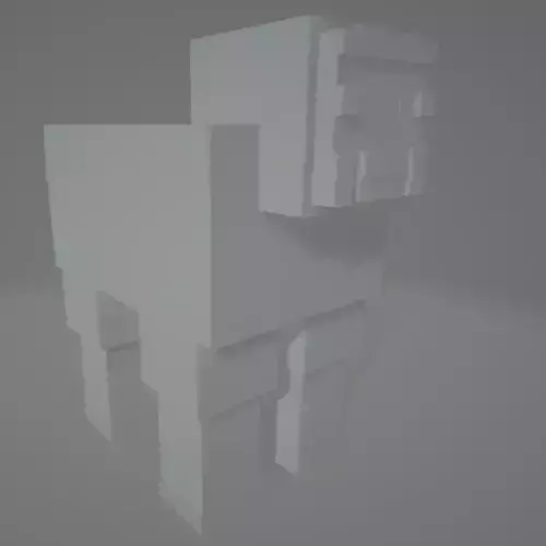 3D Design Minecraft Sheep
