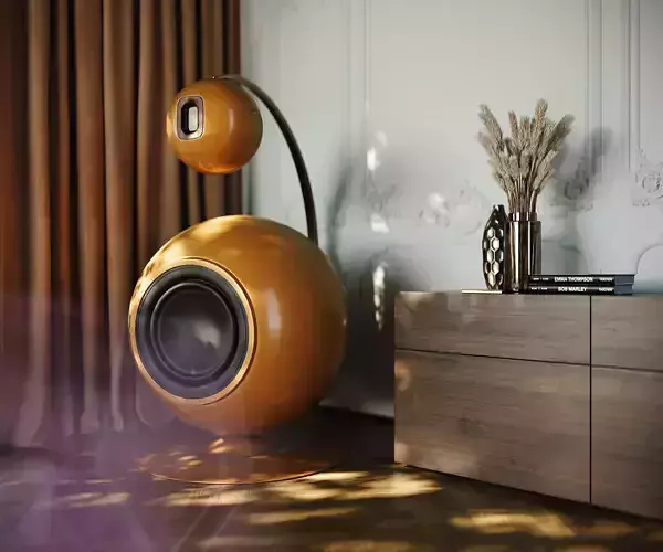 Floor Standing Audio Speaker 3D model
