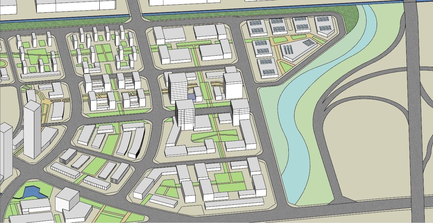 Full City Model  3D model_1