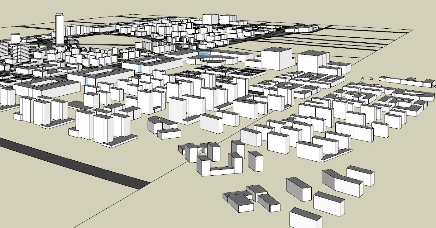 Full City Model  3D model_3