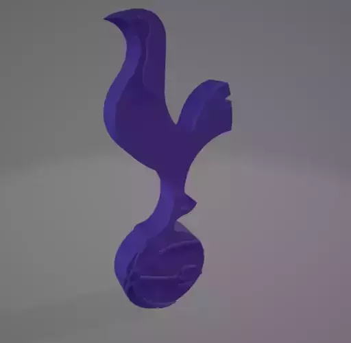 3D Design Tottenham Hotspur logo 3D print model