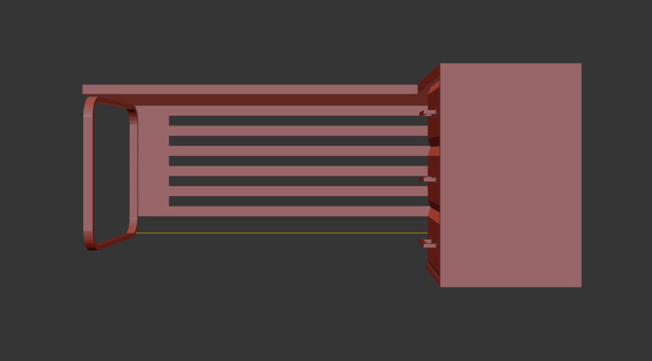 Modern Office Desk 3d free Free low-poly 3D model_5