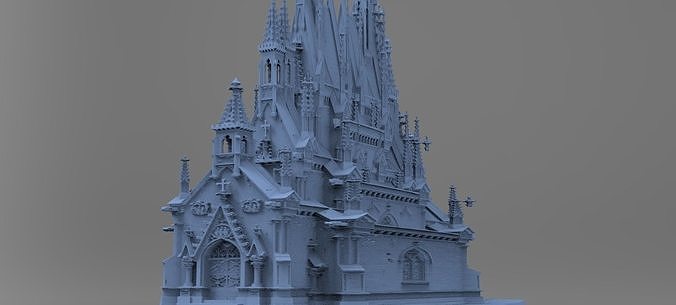 Halloween Mausoleum 6 3D model