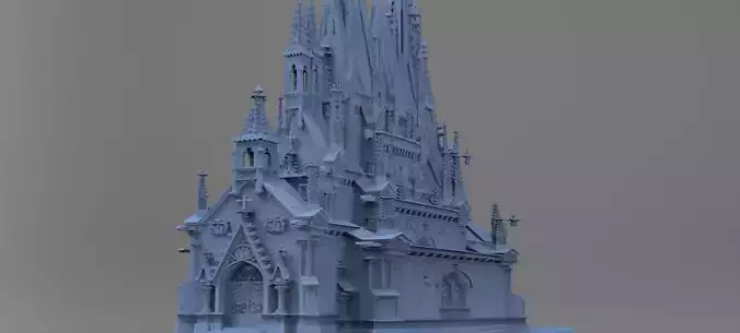 Halloween Mausoleum 6 3D model