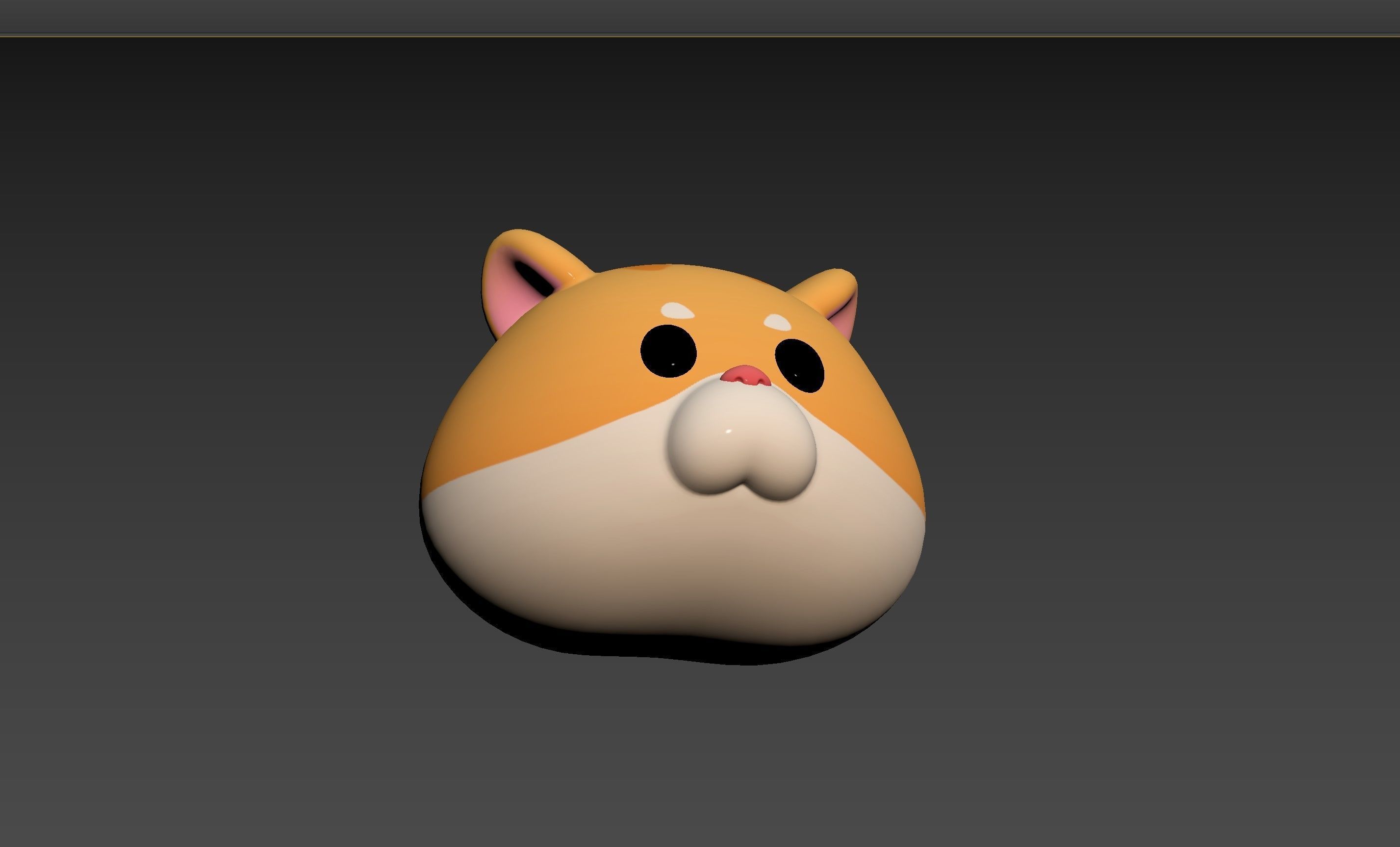Prop165 Hamster Head 3D model_14