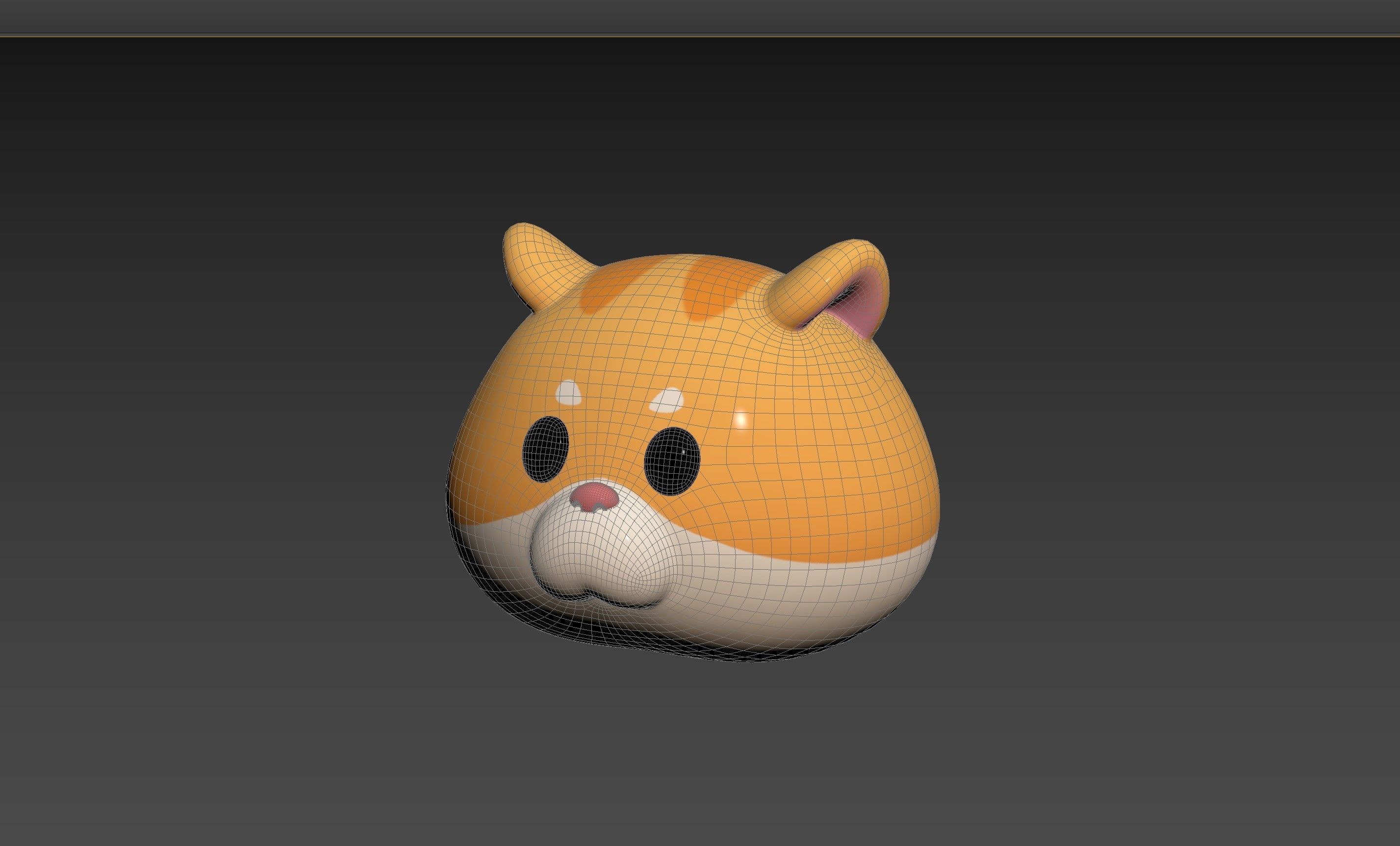 Prop165 Hamster Head 3D model_12