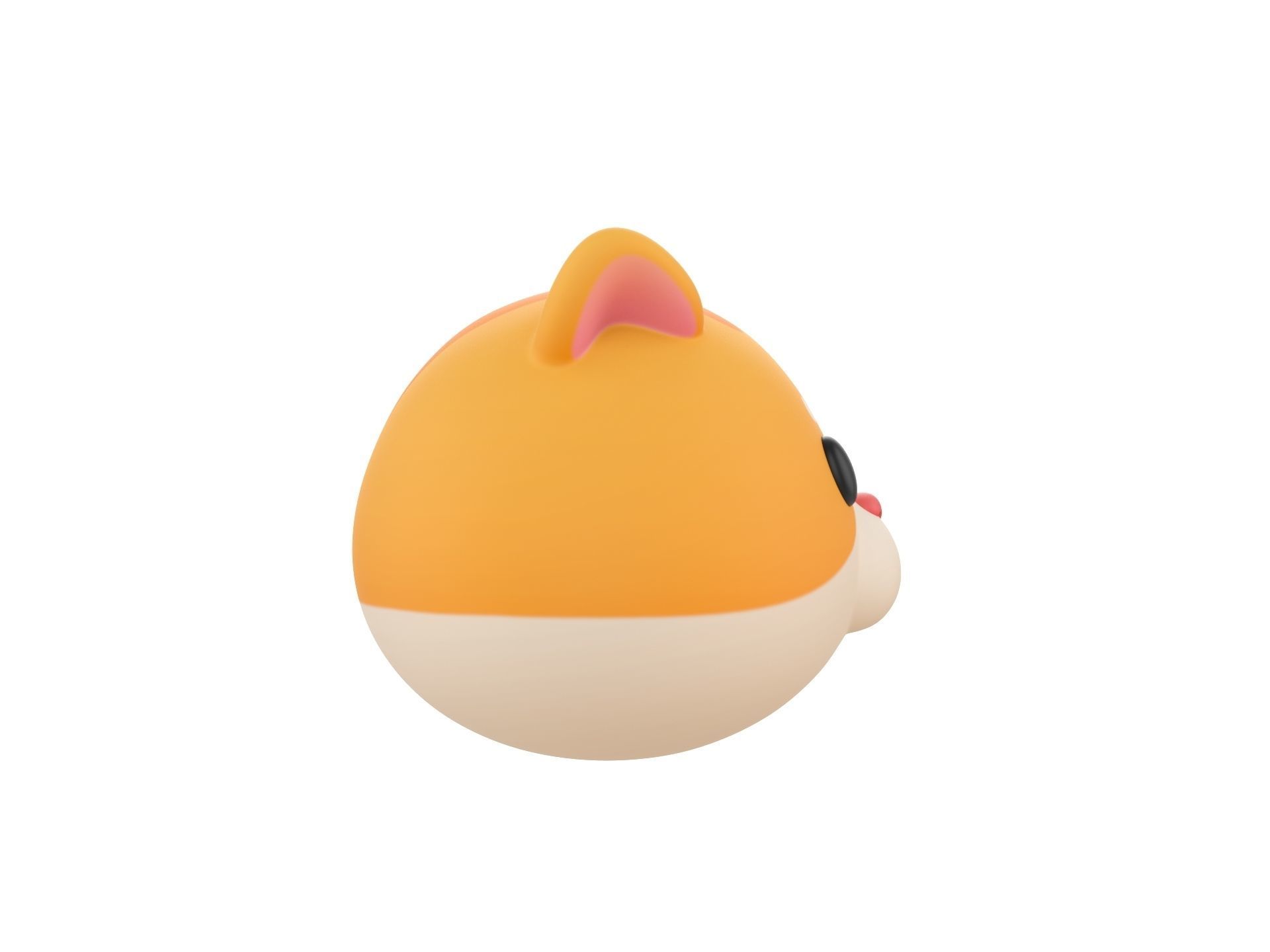 Prop165 Hamster Head 3D model_3